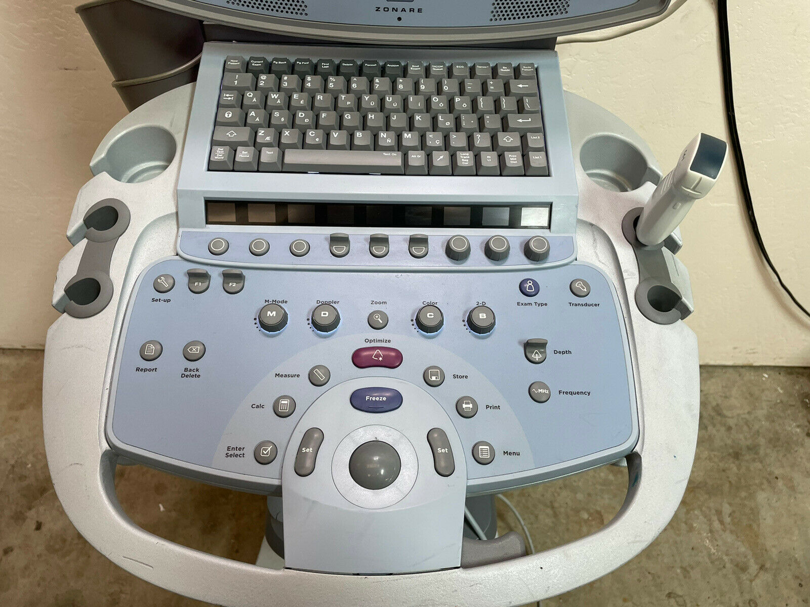 Zonare Z One Ultrasound System With Transducer And Printer DIAGNOSTIC ULTRASOUND MACHINES FOR SALE