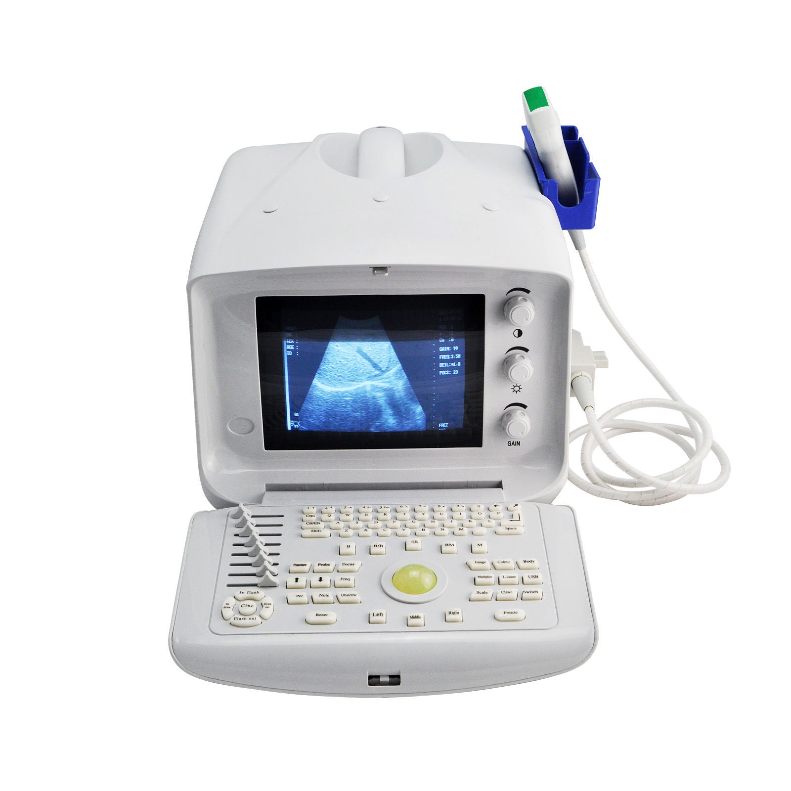 Veterinary Portable Digital Ultrasound Scanner Machine 5.0 Micro-Convex Probe 3D DIAGNOSTIC ULTRASOUND MACHINES FOR SALE