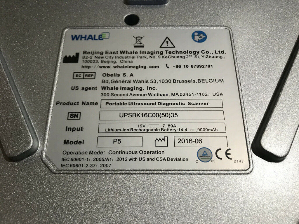 Whale Imaging Ultrasound Machine DIAGNOSTIC ULTRASOUND MACHINES FOR SALE