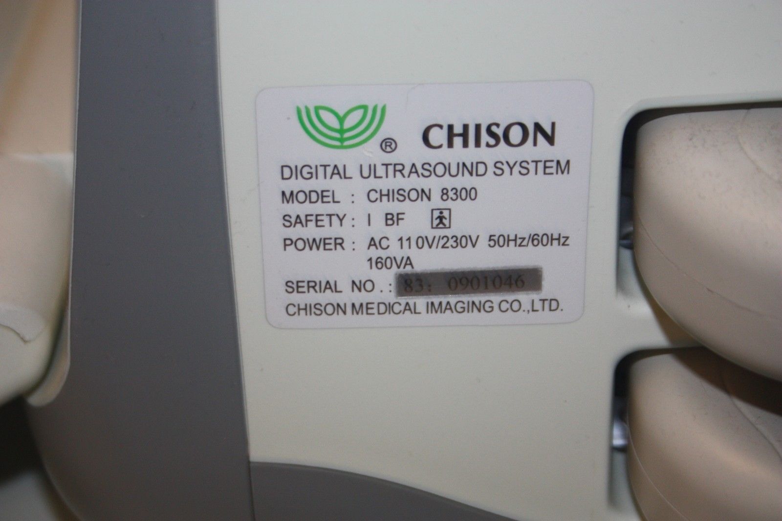 CHISON 8300 Portable Ultrasound Scanner - 2 Probes, Transvaginal & Rectal Bundle DIAGNOSTIC ULTRASOUND MACHINES FOR SALE