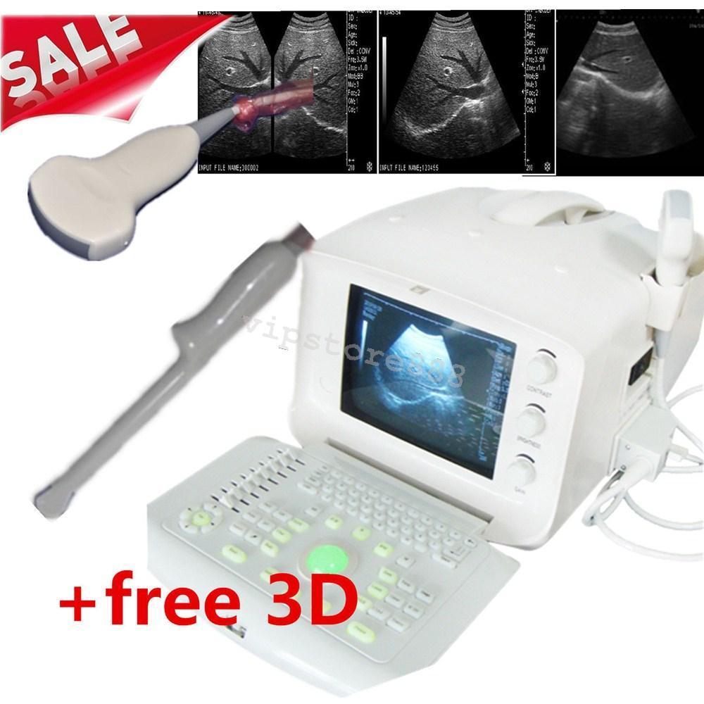 Convex Probe &Transvaginal Probe Digital Portable Ultrasound Scanner 3D Portable DIAGNOSTIC ULTRASOUND MACHINES FOR SALE