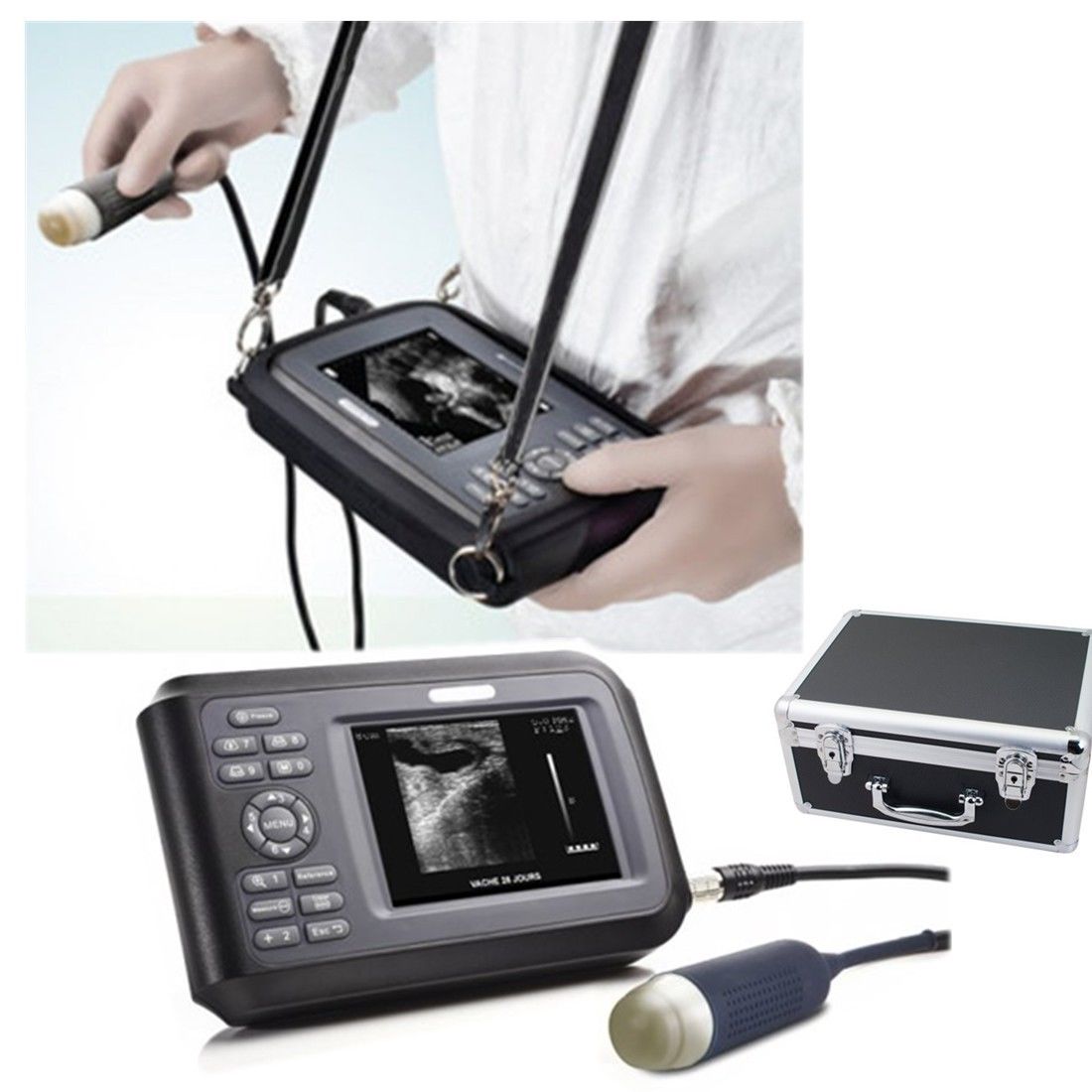 USA Portable Laptop Ultrasound Scanner Machine Handscan Animal Veterinary +case 190891042989 DIAGNOSTIC ULTRASOUND MACHINES FOR SALE