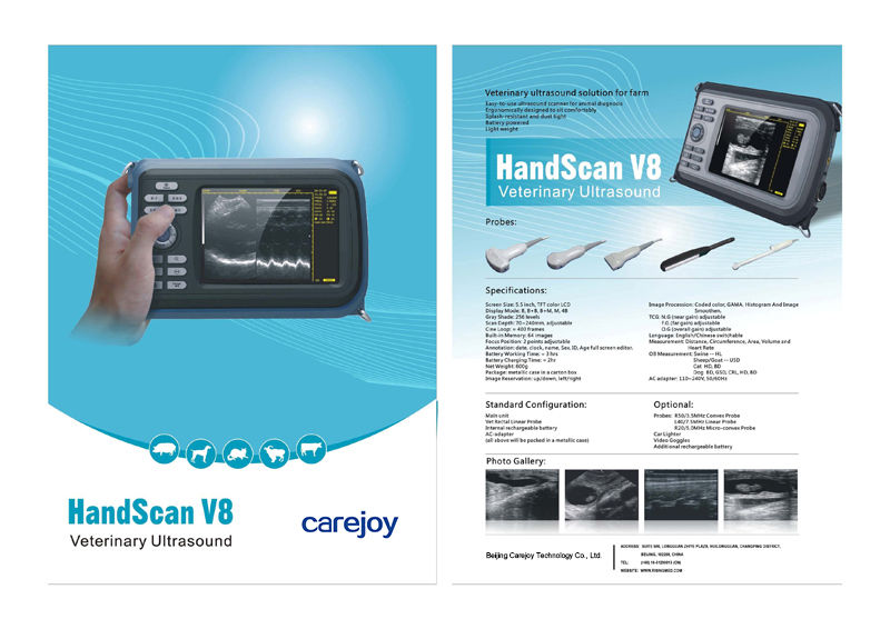 US Veterinary Ultrasound Scanner System cows /horse/Animal,Rectal Probe + Belt DIAGNOSTIC ULTRASOUND MACHINES FOR SALE