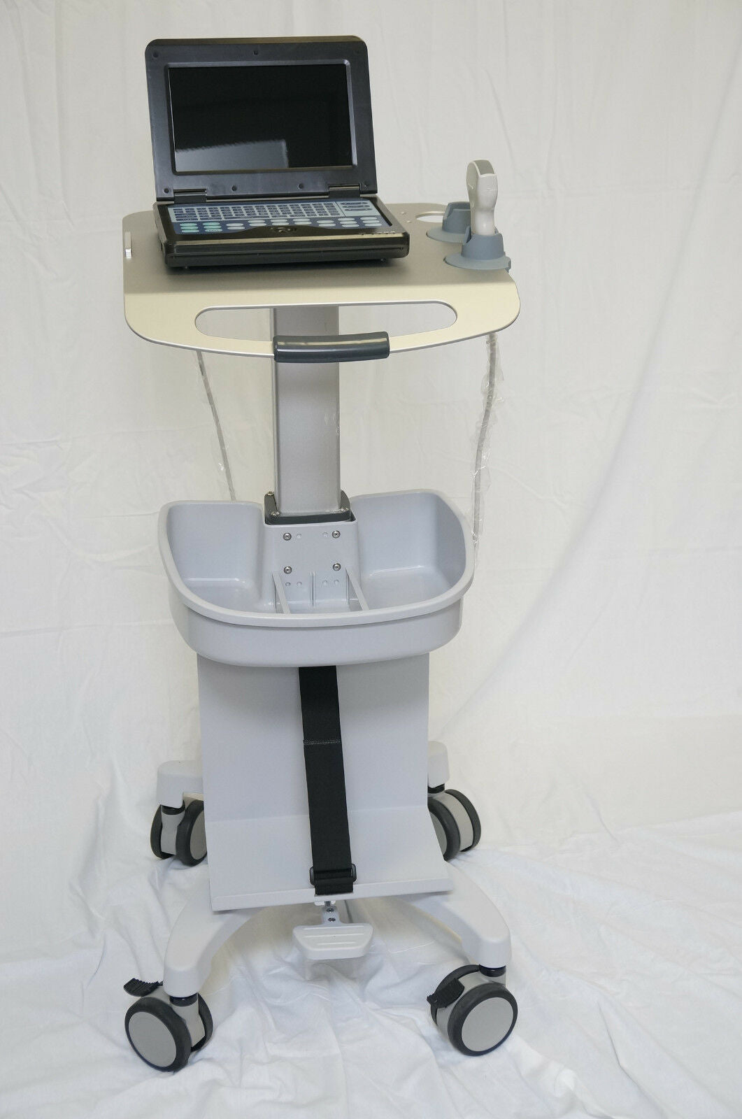 adjustable height Mobile trolley cart for Ultrasound Imaging system DIAGNOSTIC ULTRASOUND MACHINES FOR SALE