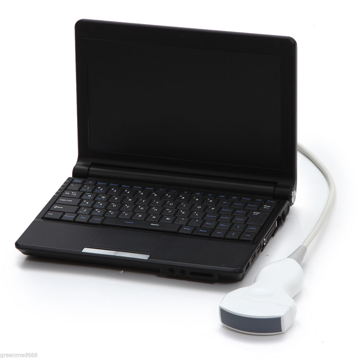 HOT BID!!! 009 Black Laptop Ultrasound scanner + Transvaginal probe,+3D 190891594846 DIAGNOSTIC ULTRASOUND MACHINES FOR SALE