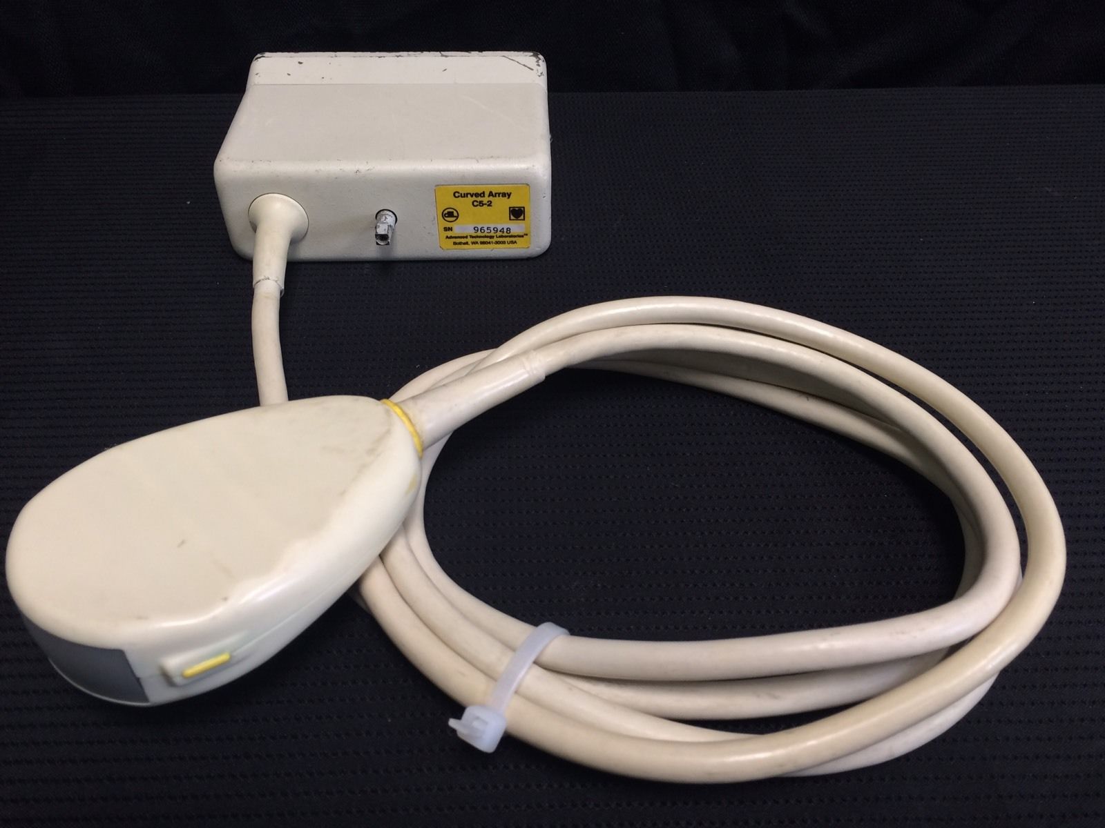 ATL C5-2 40R CURVED ARRAY TRANSDUCER PROBE DIAGNOSTIC ULTRASOUND MACHINES FOR SALE