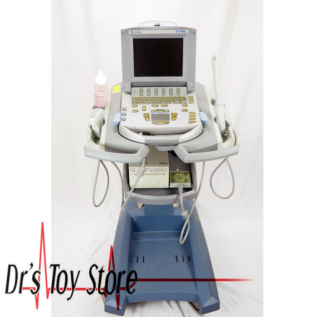 Sonosite Titan Portable Ultrasound With Curved Array & Transvaginal Transducers DIAGNOSTIC ULTRASOUND MACHINES FOR SALE