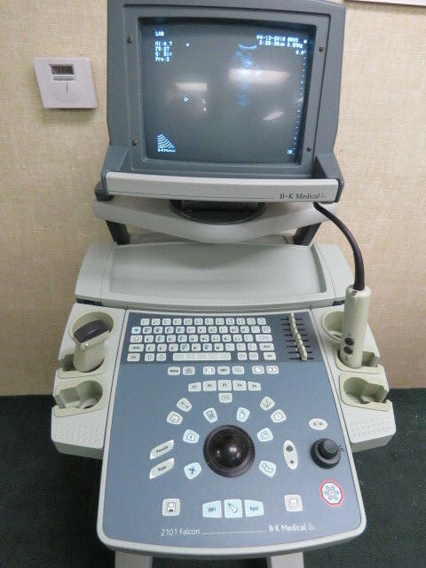 B-K Medical 2101 Falcon Ultrasound Machine w/ Printer & Recorder DIAGNOSTIC ULTRASOUND MACHINES FOR SALE