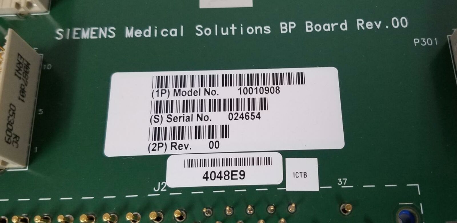 Siemens Acuson X150 X Class Ultrasound System BP Board 10010908 Rev 00 DIAGNOSTIC ULTRASOUND MACHINES FOR SALE