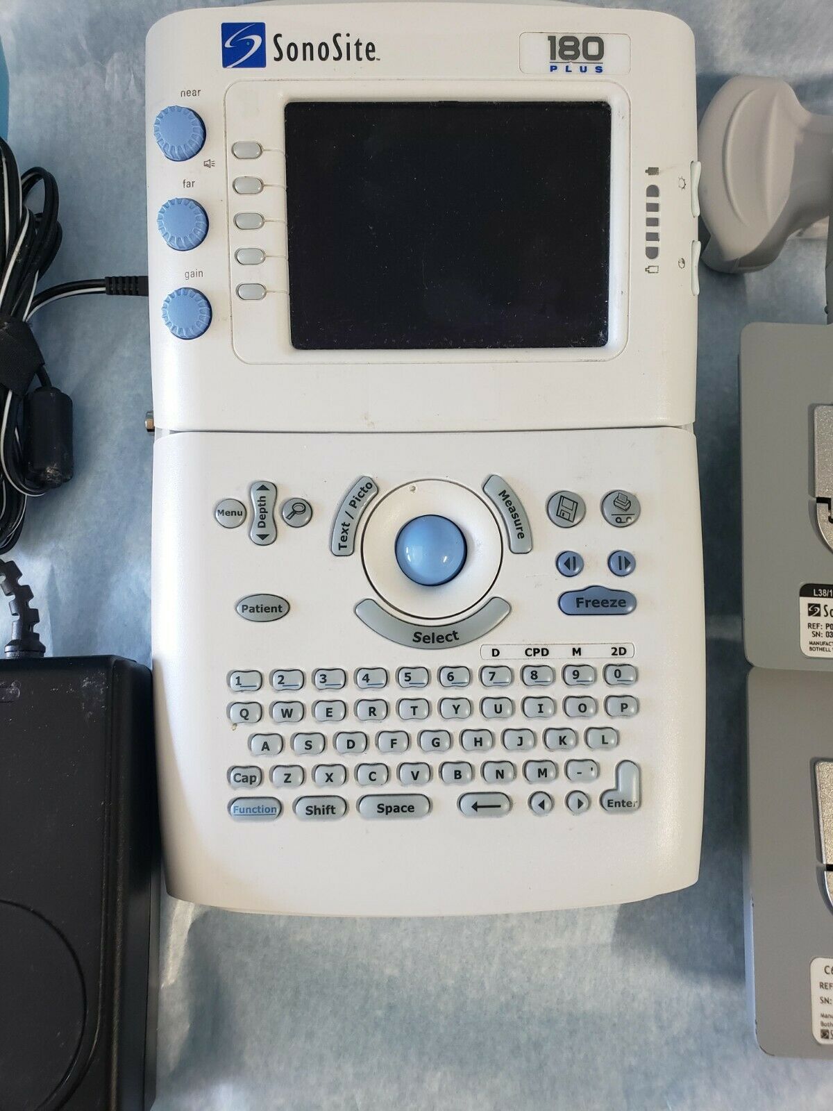 SONOSITE 180 PLUS ULTRASOUND MACHINE WITH 2 TRANSDUCERS DIAGNOSTIC ULTRASOUND MACHINES FOR SALE