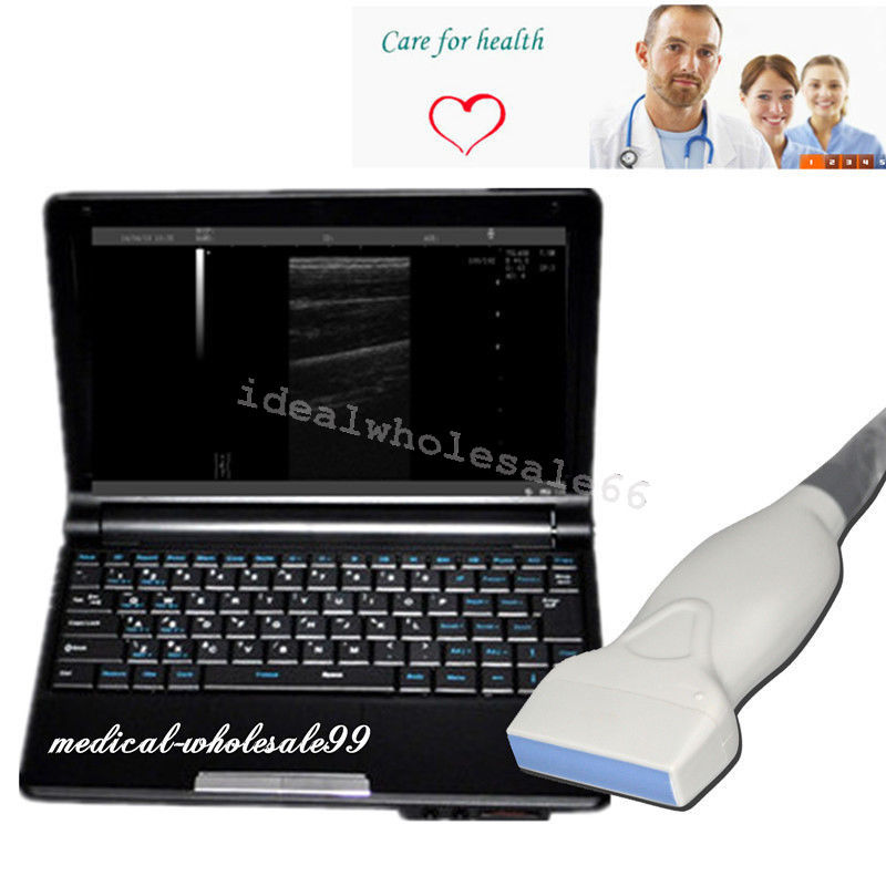 Digital Ultrasonic Ultrasound Scanner/Machine 7.5M Linear Probe Vascular Diagnos DIAGNOSTIC ULTRASOUND MACHINES FOR SALE