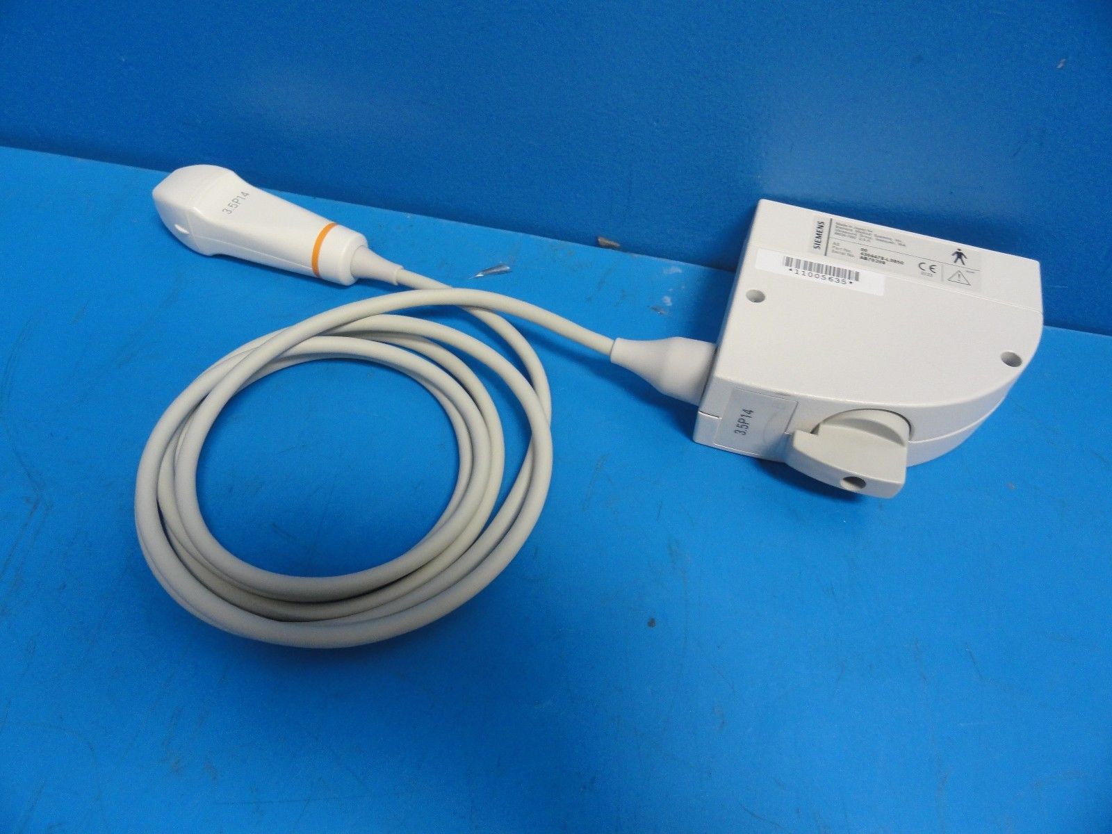 Siemens 3.5P14 Phased Array 3.5MHz Ultrasound Probe W/ Case for Omnia Versa 9837 DIAGNOSTIC ULTRASOUND MACHINES FOR SALE