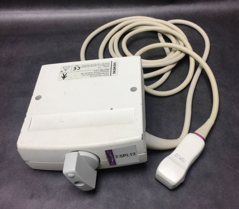 Siemens Sonoline Elegra 7.5PL13 Ultrasound Transducer Probe DIAGNOSTIC ULTRASOUND MACHINES FOR SALE