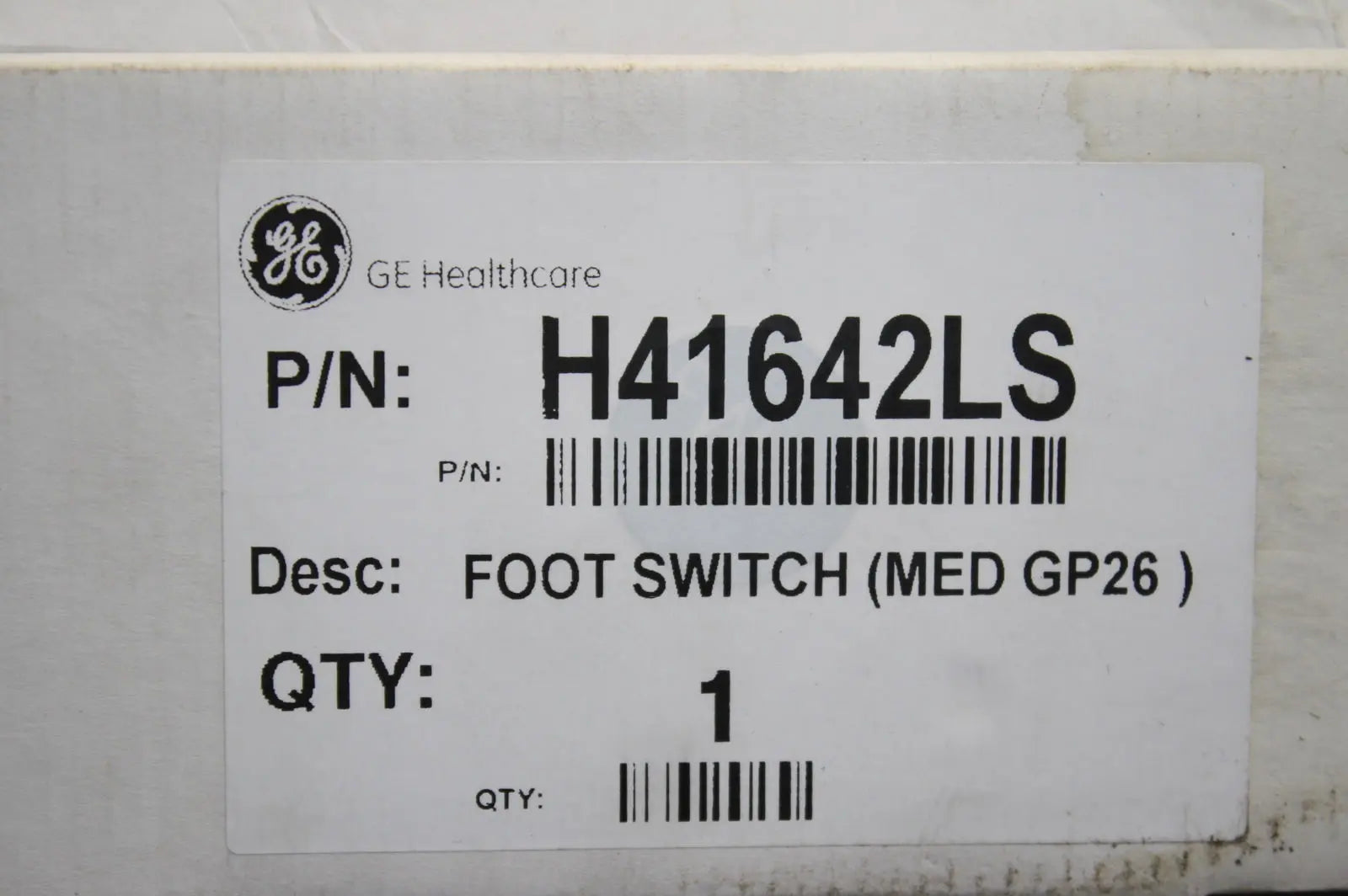 GE Vivid i/q/e S6 S5 Ultrasound Foot Pedal Color H41642LS 5151236 DIAGNOSTIC ULTRASOUND MACHINES FOR SALE