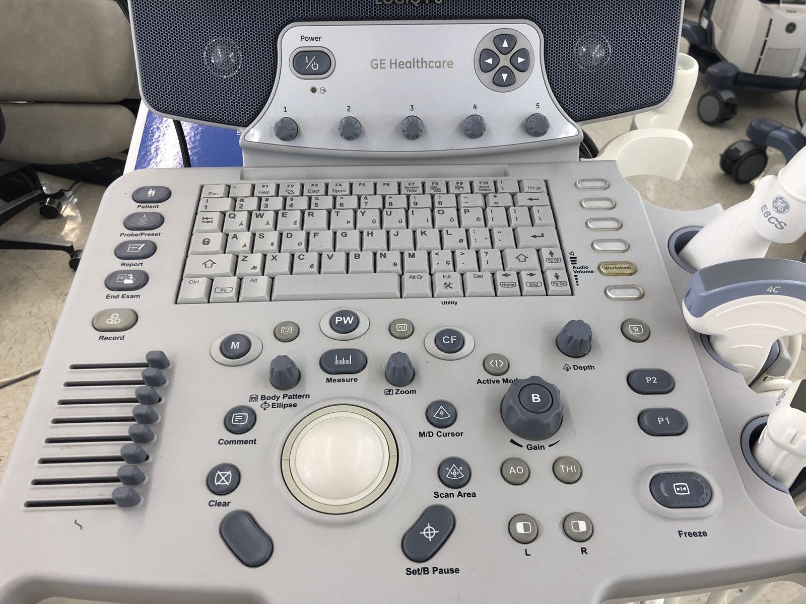 GE Logiq P6 Ultrasound - with Printer - Refurbished DIAGNOSTIC ULTRASOUND MACHINES FOR SALE