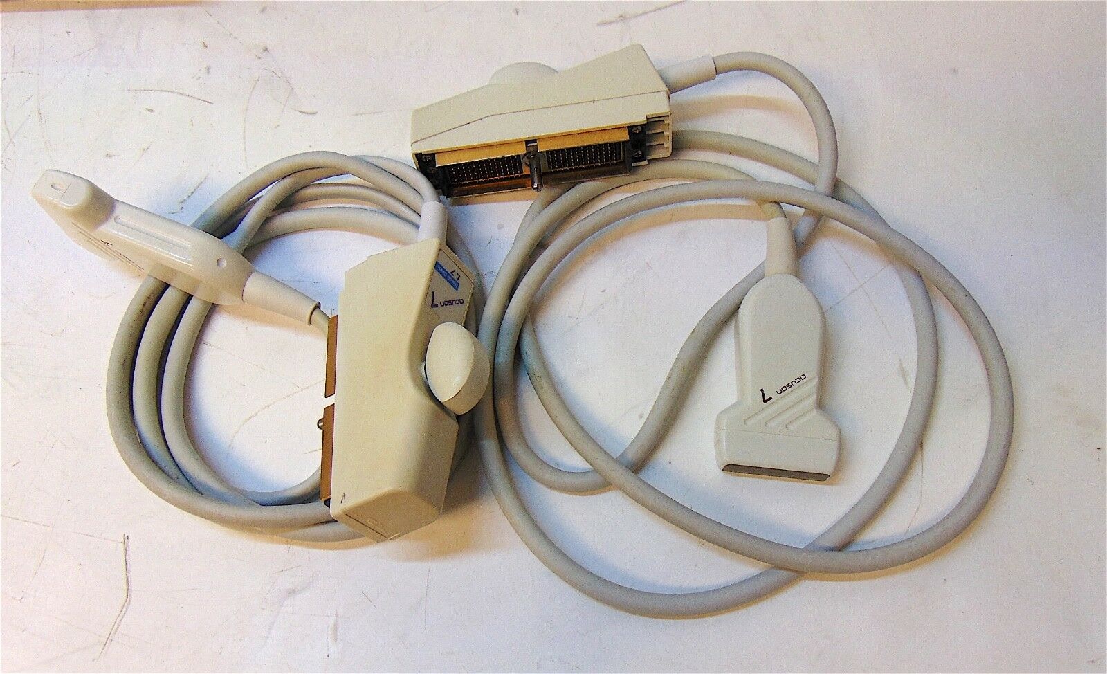 Lot Of 2 Acuson 7 Needle Guide Ultrasound Probe - S3897 DIAGNOSTIC ULTRASOUND MACHINES FOR SALE