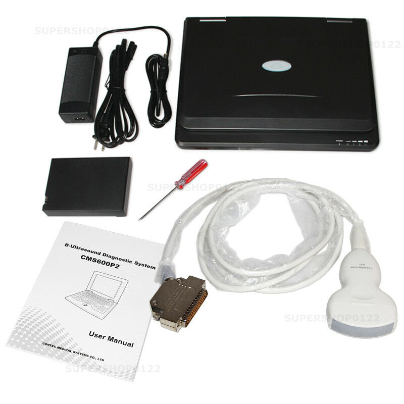 Digital Portable Laptop Ultrasound Scanner+convex+linear+transvaginal 3 probes DIAGNOSTIC ULTRASOUND MACHINES FOR SALE