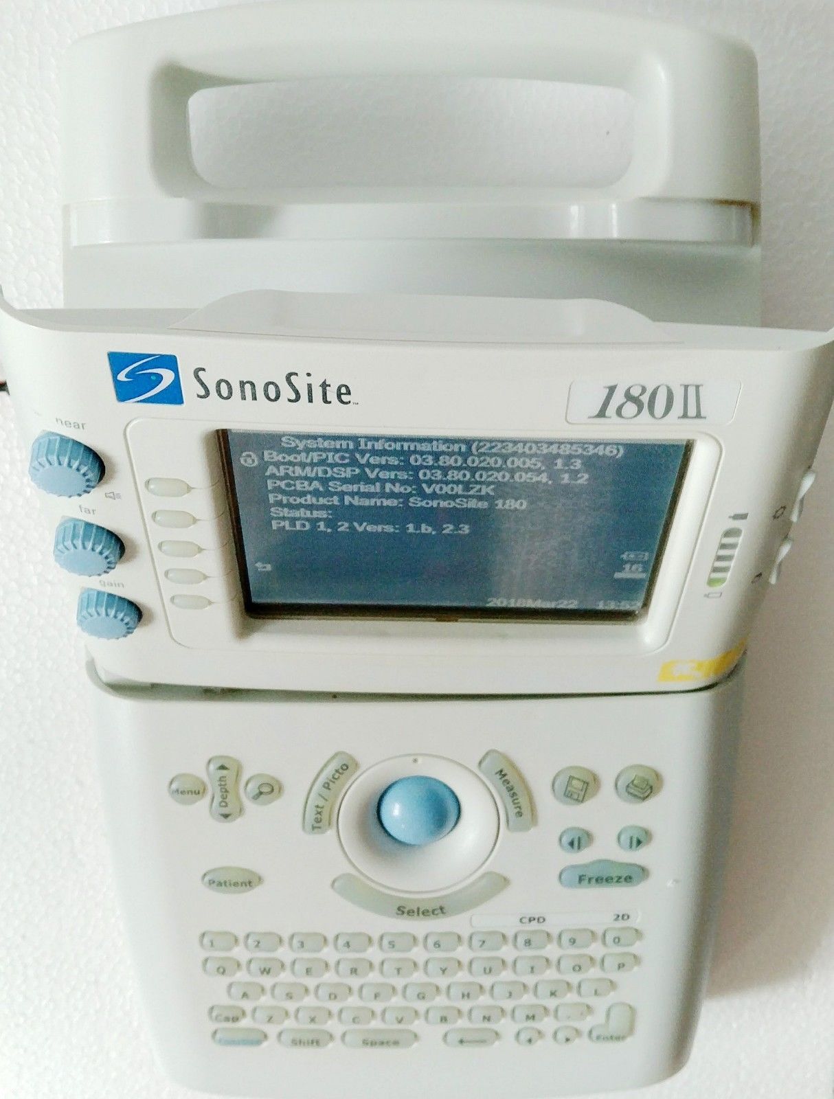 Sonosite 180 II portable ultrasound system MODULE + POWER SUPPLY P02456-02 DIAGNOSTIC ULTRASOUND MACHINES FOR SALE