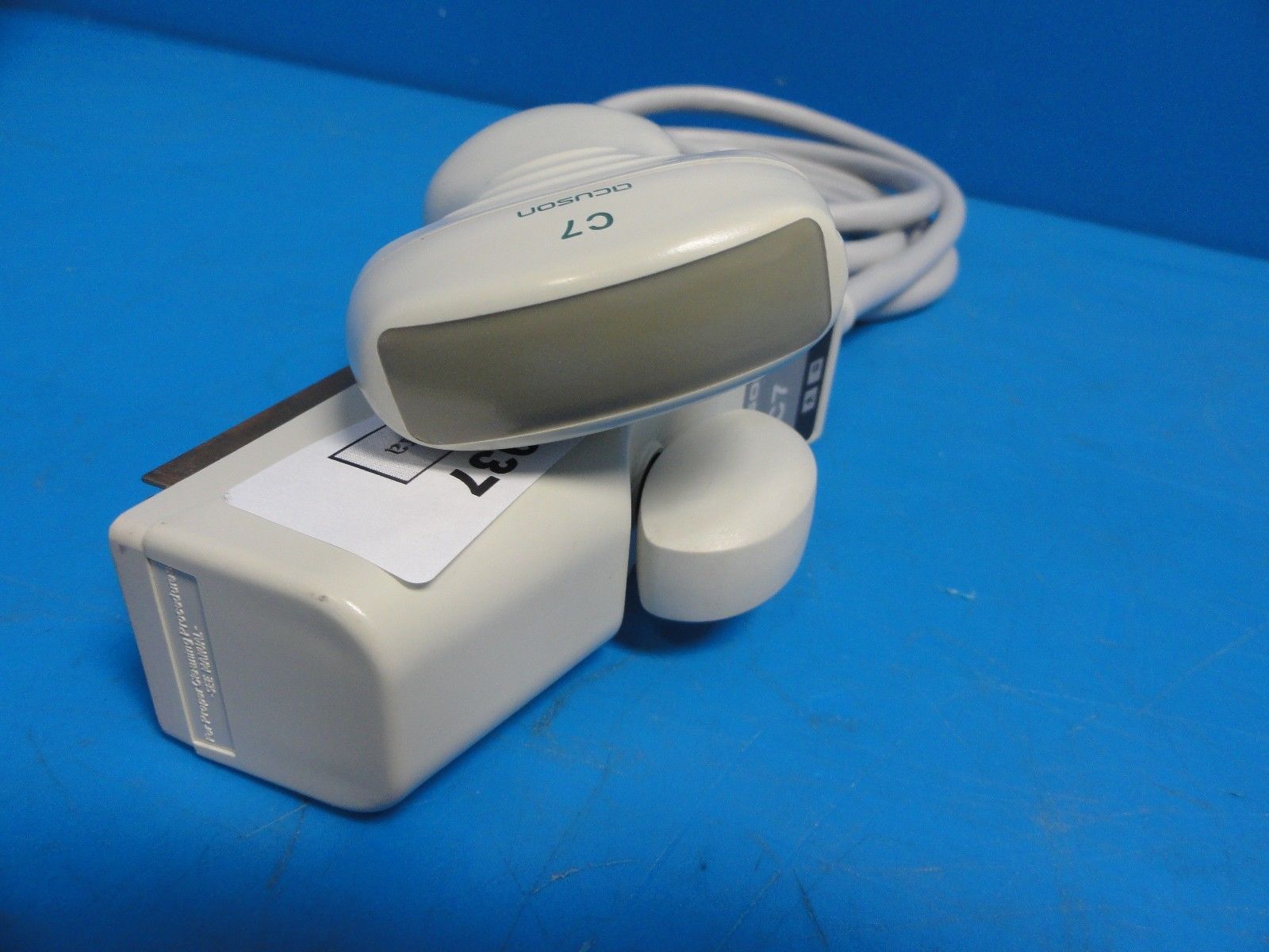 Acuson C7 Convex Array Probe W/ Analysis Report for Acuson Aspen & 128XP10/8937 DIAGNOSTIC ULTRASOUND MACHINES FOR SALE