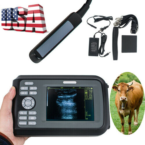 US VET Handhled Ultrasound Scanner Machine System Animal Veterinary Rectal Probe DIAGNOSTIC ULTRASOUND MACHINES FOR SALE