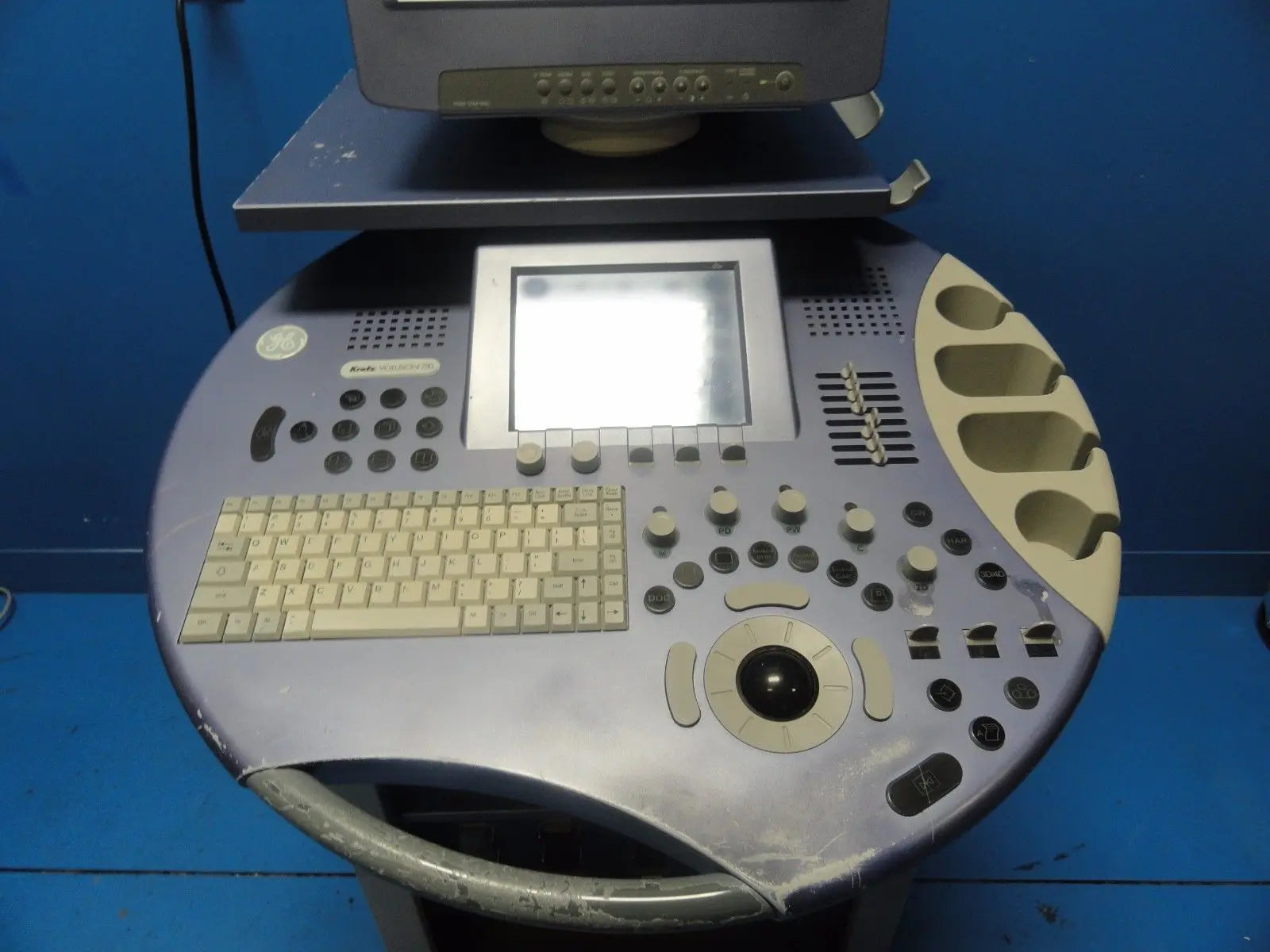 GE KERTZ VOLUSON 730 ULTRASOUND SYSTEM W/ MANUAL~Console Only ~for Parts (10567) DIAGNOSTIC ULTRASOUND MACHINES FOR SALE