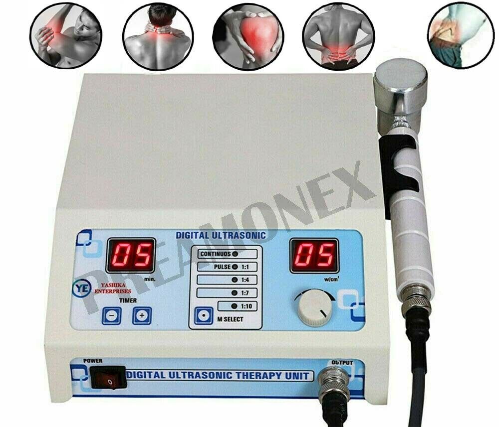 1/3Mhz Ultrasound Machine Portable Ultrasound Therapy LCD Programed Unit  I58BJ