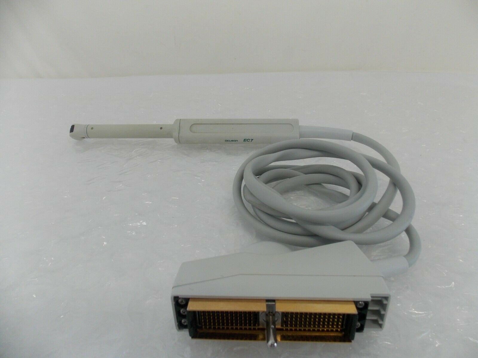 Acuson EC7 Endocavity Ultrasound Transducer Probe 0109572 NEEDLE GUIDE DIAGNOSTIC ULTRASOUND MACHINES FOR SALE