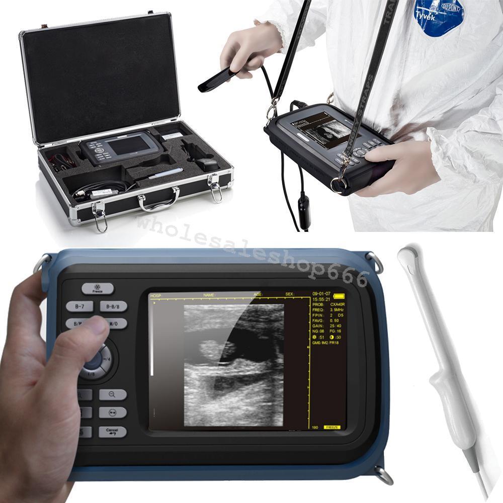 Portable Handheld Full Digital Ultrasound Scanner Machine+Transvaginal Probe NEW DIAGNOSTIC ULTRASOUND MACHINES FOR SALE