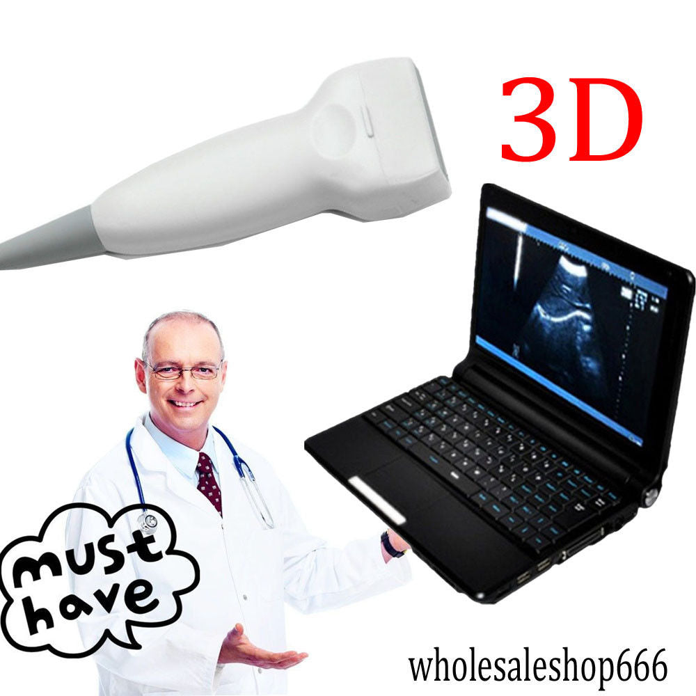 Digital Laptop Ultrasound Scanner machine system + 7.5MHZ Linear Probe Hospital DIAGNOSTIC ULTRASOUND MACHINES FOR SALE