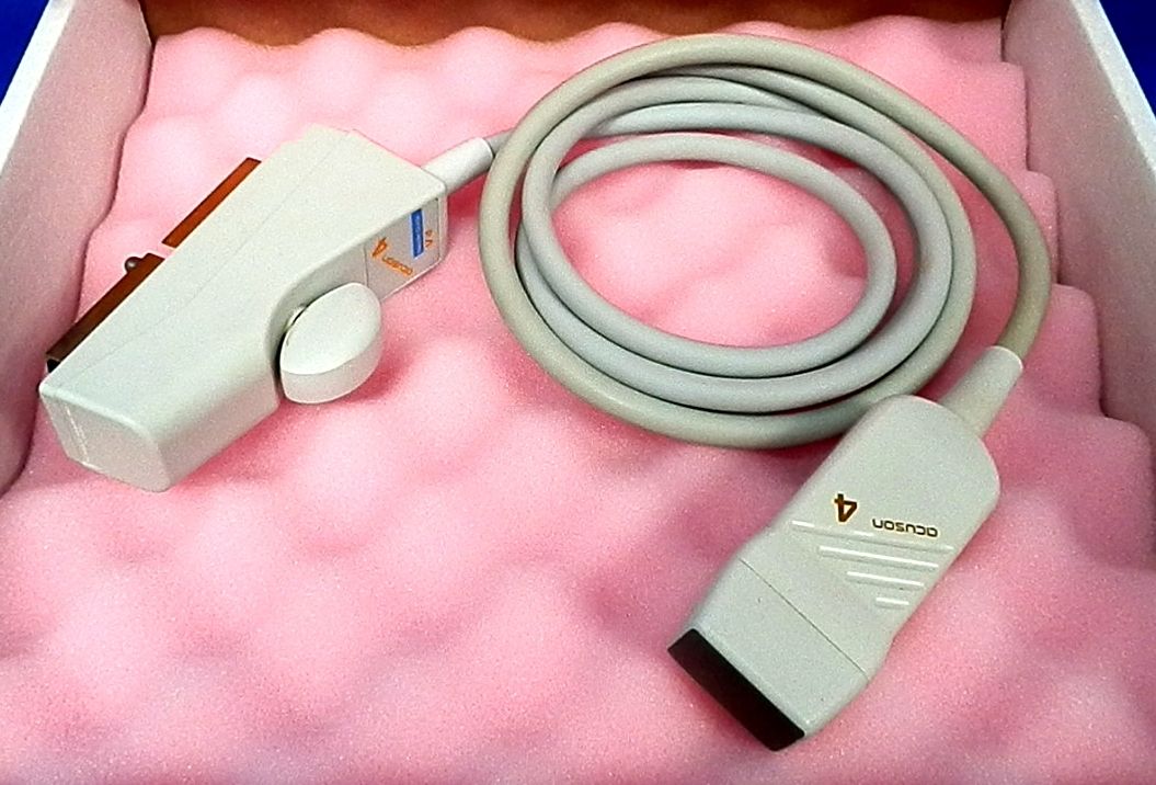 Acuson V4 Ultrasound Transducer Needle Guide Cardiac Probe, 90 Day Warranty DIAGNOSTIC ULTRASOUND MACHINES FOR SALE