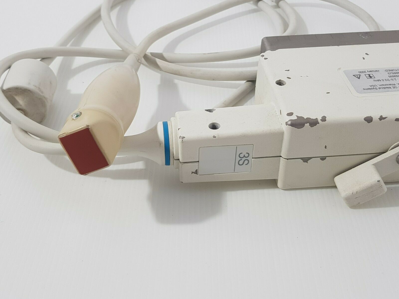 GE 3S Ref 2250695 Ultrasound Transducer Probe, 1.5 - 2.5 / D2.0 MHz DIAGNOSTIC ULTRASOUND MACHINES FOR SALE