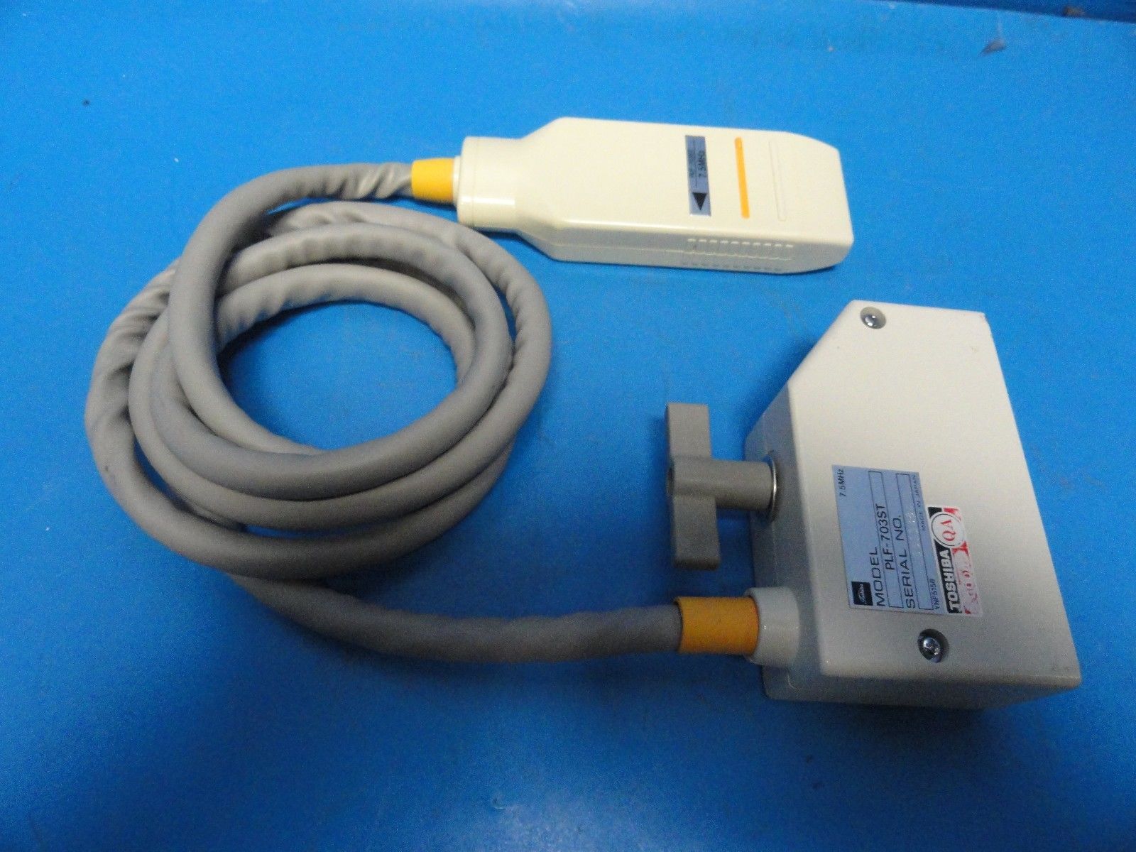 Toshiba PLF-703ST Linear Array Ultrasound Transducer for Sonolayer SSA-270A/9857 DIAGNOSTIC ULTRASOUND MACHINES FOR SALE