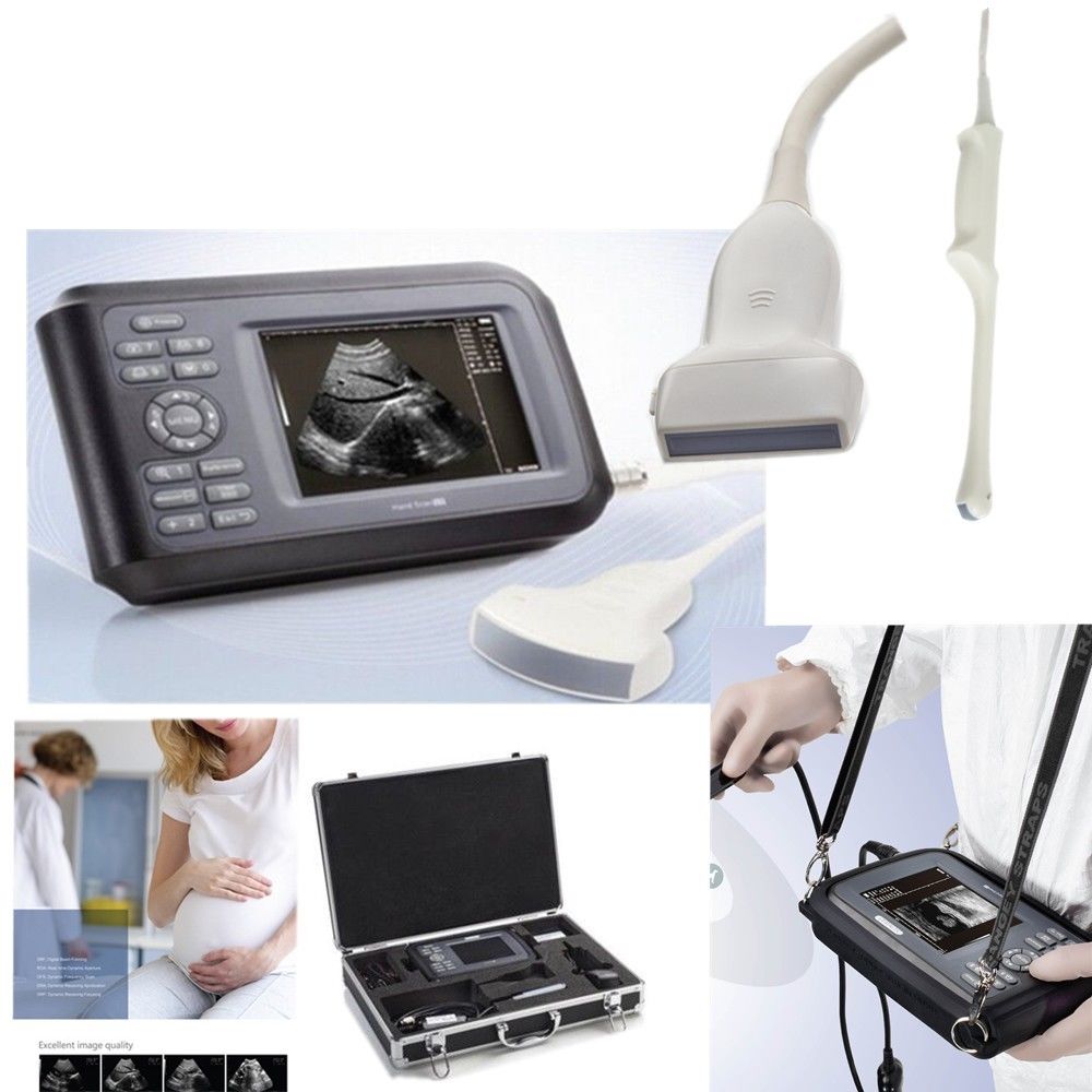 US Laptop Machine Ultrasound Scanner Convex +Linear +Transvaginal 3 Probes Case DIAGNOSTIC ULTRASOUND MACHINES FOR SALE