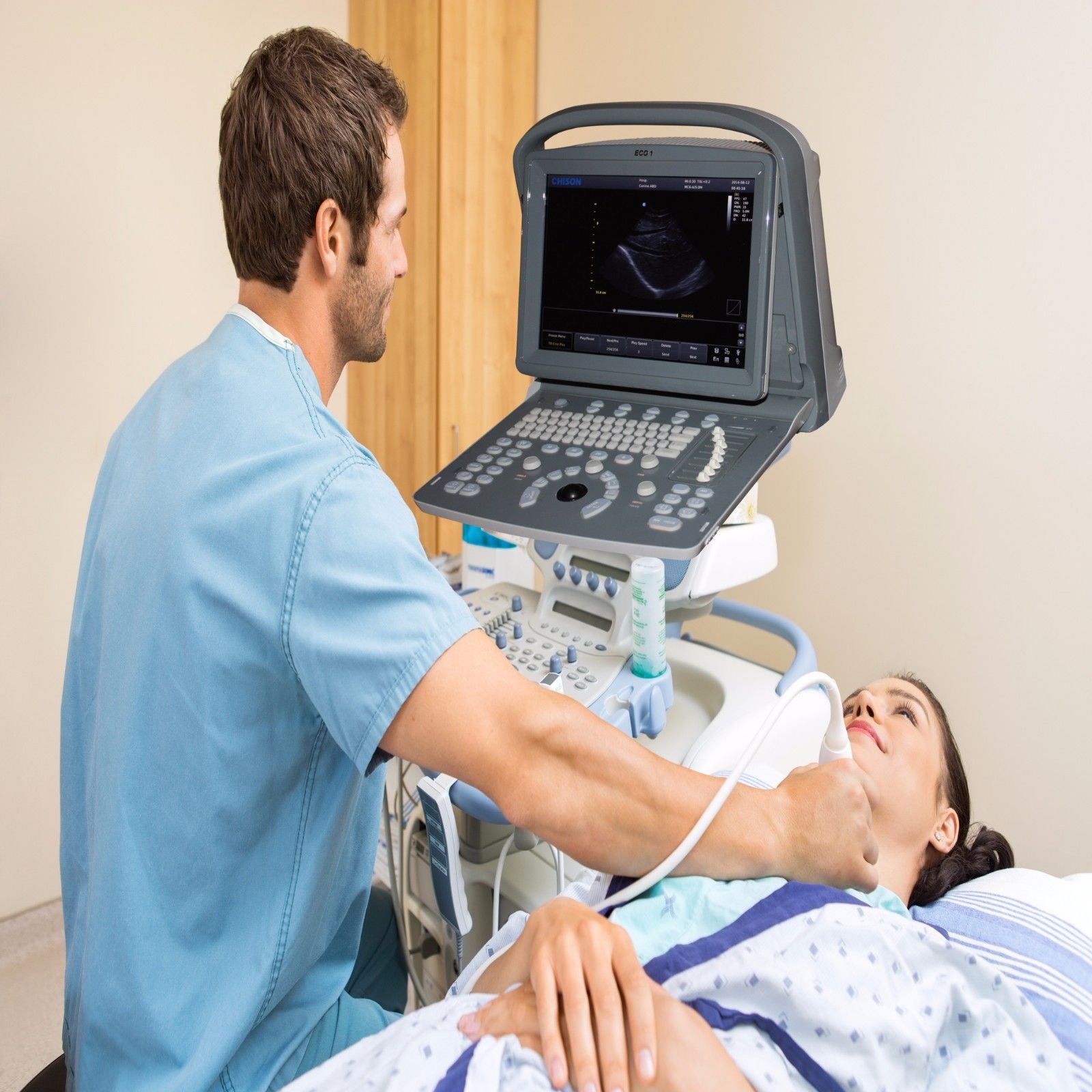 Chison ECO1 Portable Ultrasound with Linear Array Probe MSK & Printer Included DIAGNOSTIC ULTRASOUND MACHINES FOR SALE