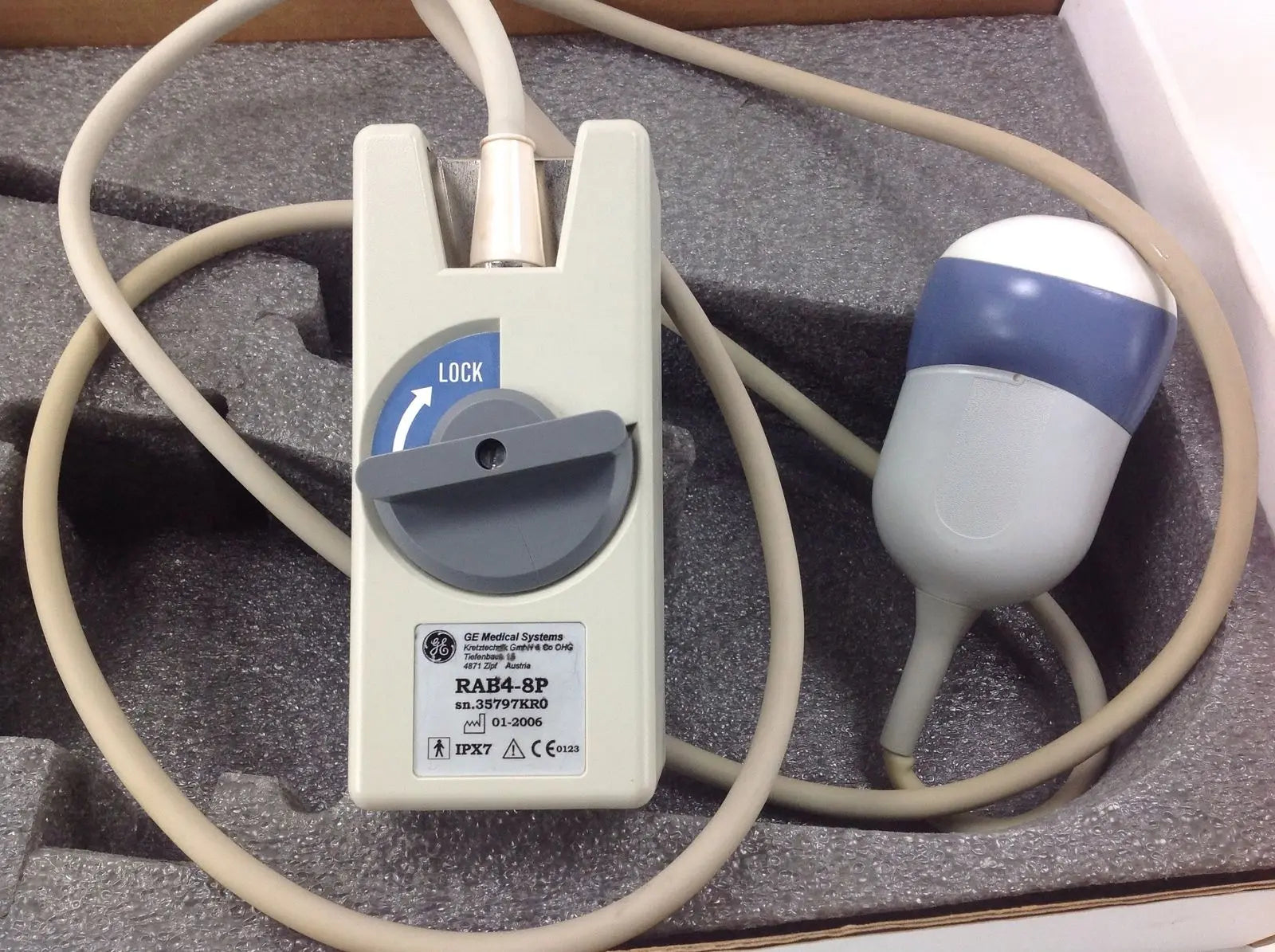 GE Voluson Expert or Pro RAB4-8P Ultrasound Probe DIAGNOSTIC ULTRASOUND MACHINES FOR SALE