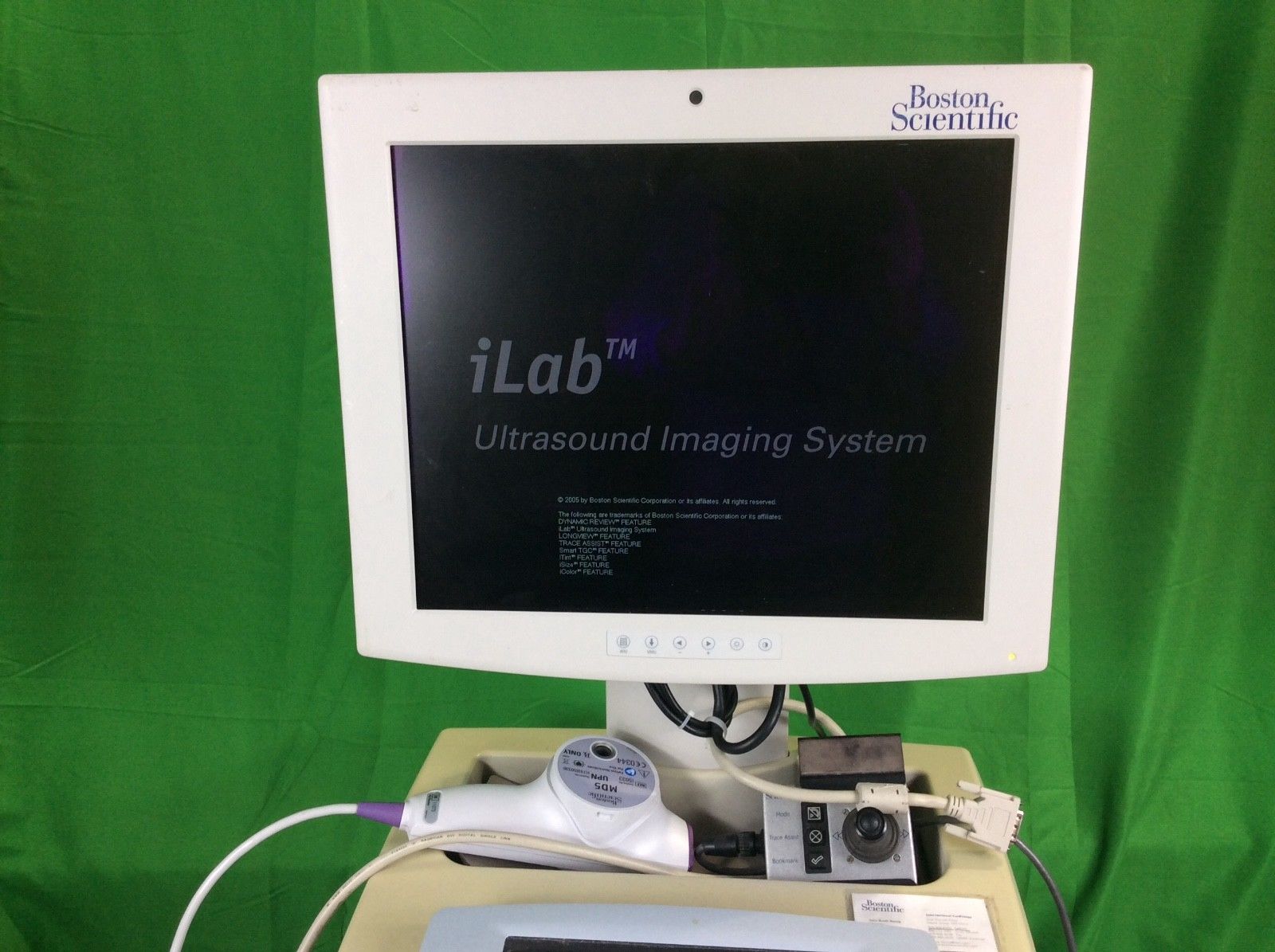 Boston Scientific iLab120CART iLab Ultrasound Imaging System W/ Hand Controller DIAGNOSTIC ULTRASOUND MACHINES FOR SALE