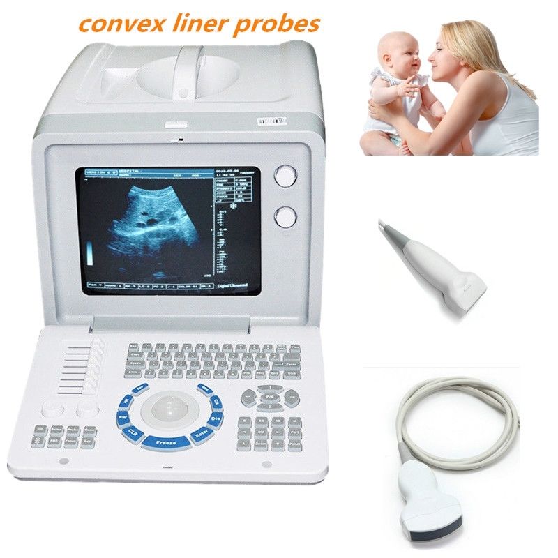 Portable Digital Ultrasound Machine  Covex + Linear Probes  3D CE Approved New 190891446398 DIAGNOSTIC ULTRASOUND MACHINES FOR SALE