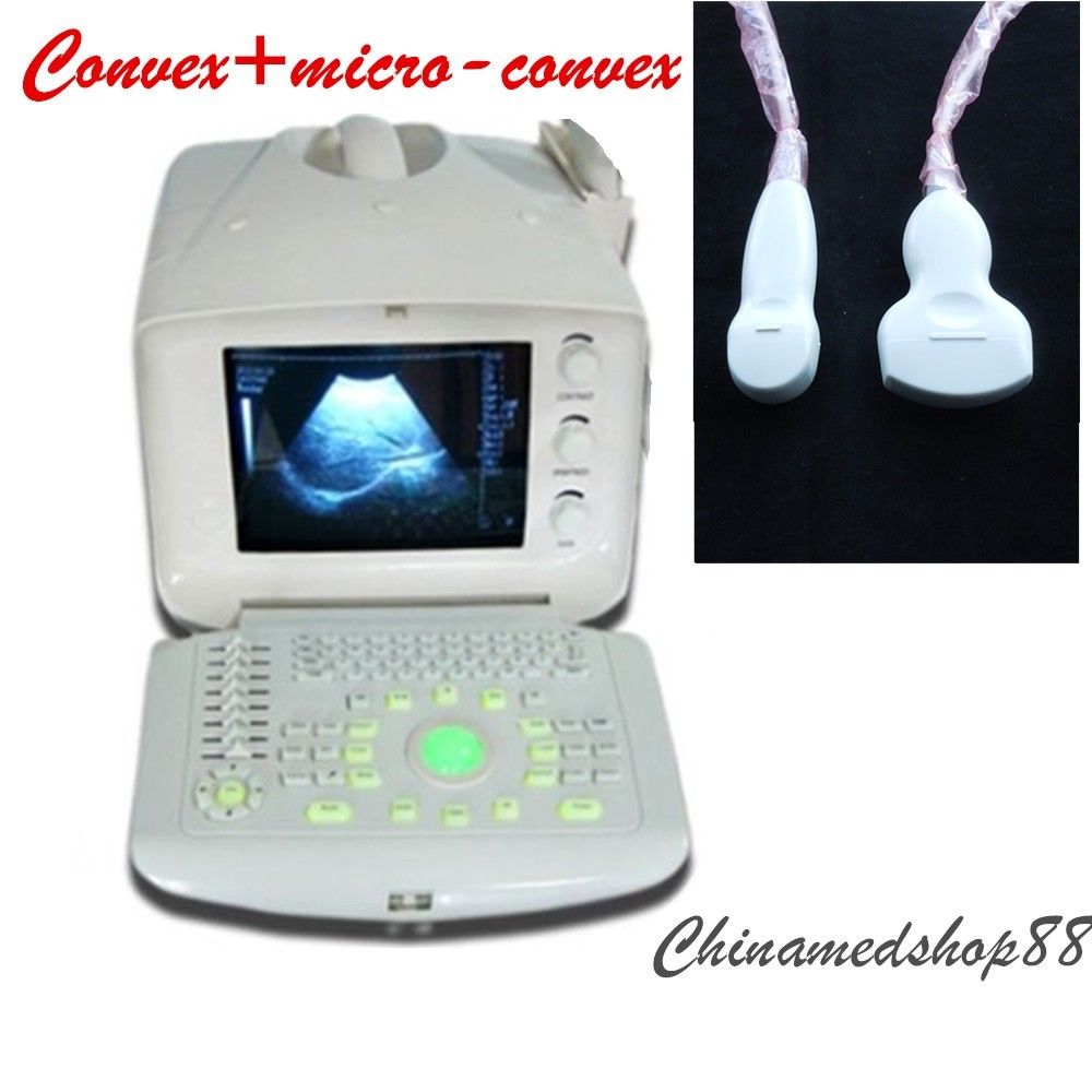 Digital Machine Ultrasound Scanner Machine+Convex +Micro-convex 2 Probes Sale 3D DIAGNOSTIC ULTRASOUND MACHINES FOR SALE