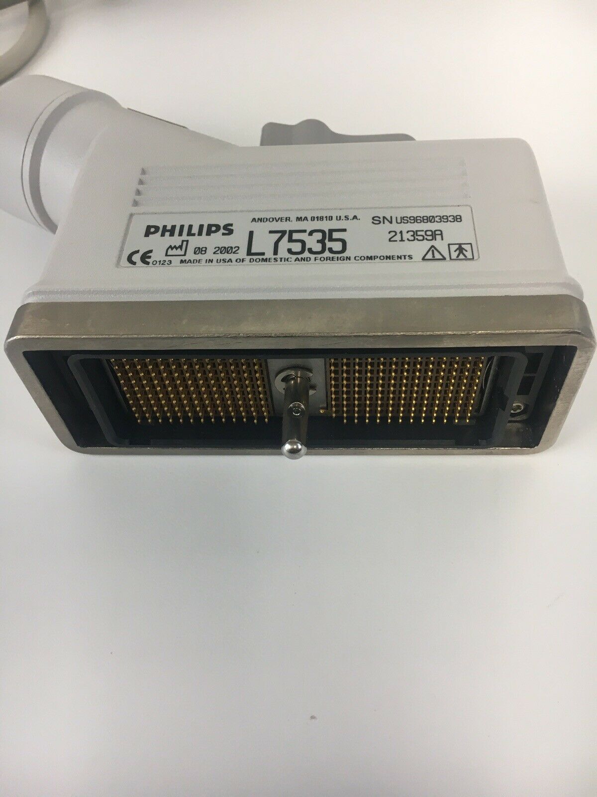 PHILLIPS L7535 LINEAR ARRAY ULTRASOUND TRANSDUCER COMPATIBLE W/ IMAGE POINT DIAGNOSTIC ULTRASOUND MACHINES FOR SALE