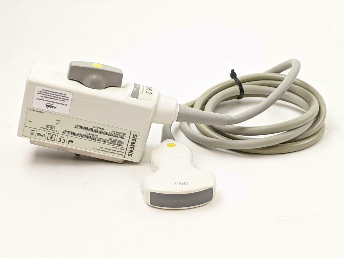 Siemens CH6-2 Ultrasound Transducer Probe 07465672 Mfg 2014 DIAGNOSTIC ULTRASOUND MACHINES FOR SALE