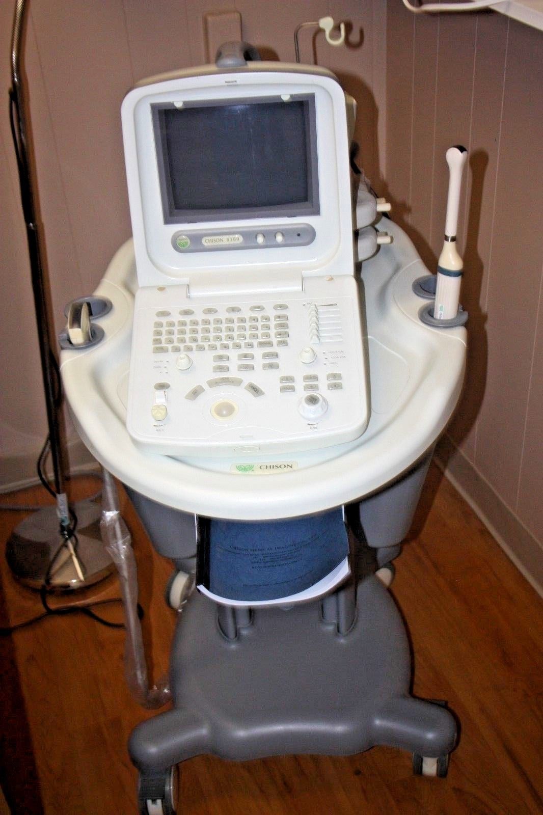 CHISON 8300 Portable Ultrasound Scanner - 2 Probes, Transvaginal & Rectal Bundle DIAGNOSTIC ULTRASOUND MACHINES FOR SALE