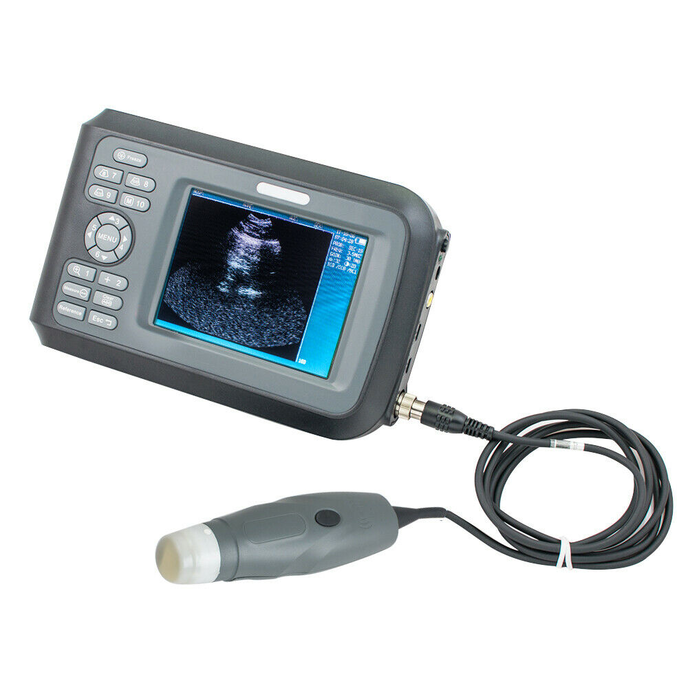 Handheld Vet Ultrasound Scanner Machine Animals +3.5MHz Mechanical Sector Probe DIAGNOSTIC ULTRASOUND MACHINES FOR SALE