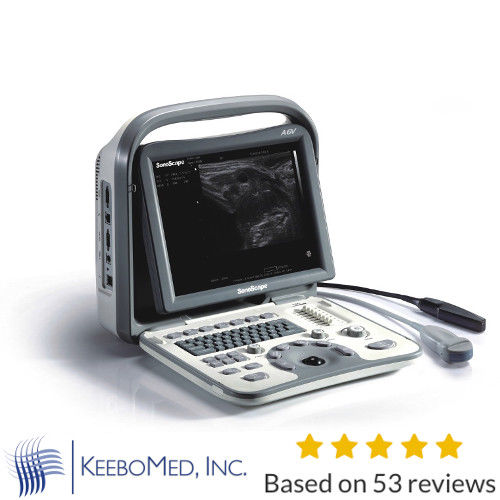 SonoScape A6V Portable Veterinary Ultrasound With 2 Probes: Rectal, Micro Convex DIAGNOSTIC ULTRASOUND MACHINES FOR SALE