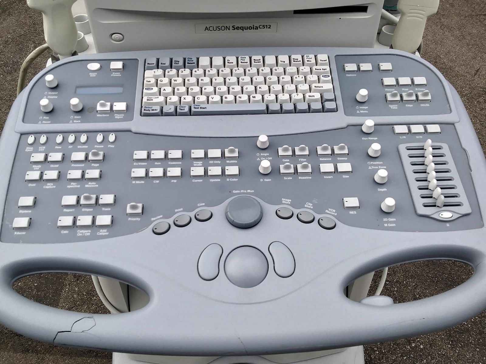 SIEMENS ACUSON ULTRASOUND SYSTEM SEQUOIA C512 FLAT MONITOR. No probes. DIAGNOSTIC ULTRASOUND MACHINES FOR SALE