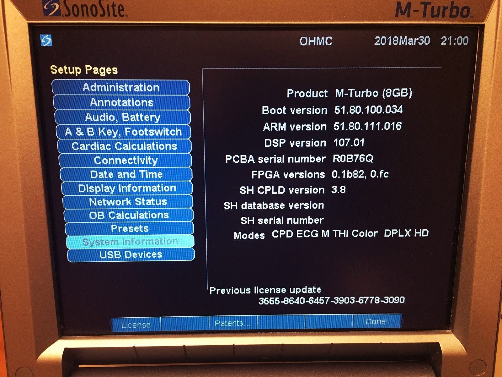 Sonosite M-Turbo Ultrasound System (w/ Cardiac, Vascular, OB/GYN Probes) DIAGNOSTIC ULTRASOUND MACHINES FOR SALE