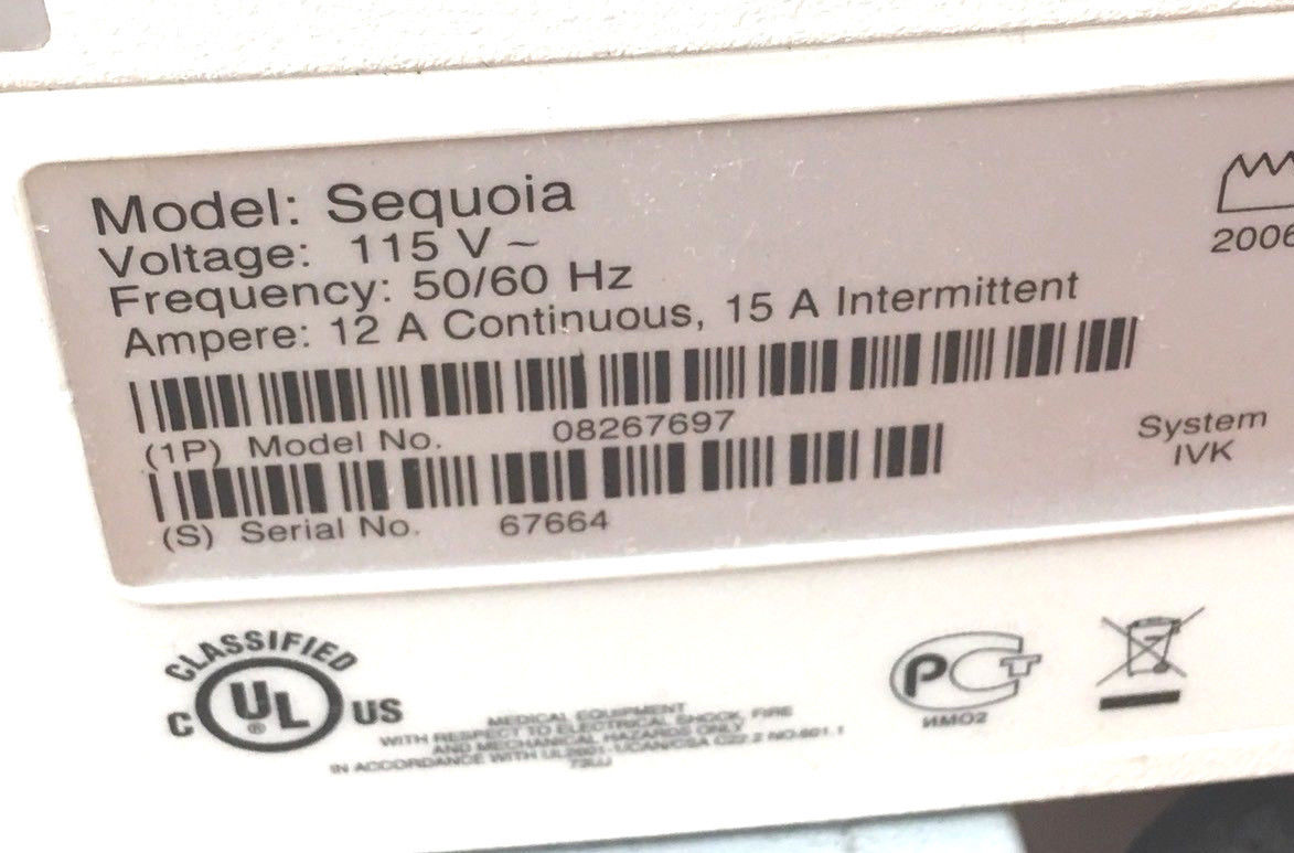 Siemens Acuson Sequoia C512 ultrasound system, w/Probes: 3 Adult & 1 Pedi Probe DIAGNOSTIC ULTRASOUND MACHINES FOR SALE