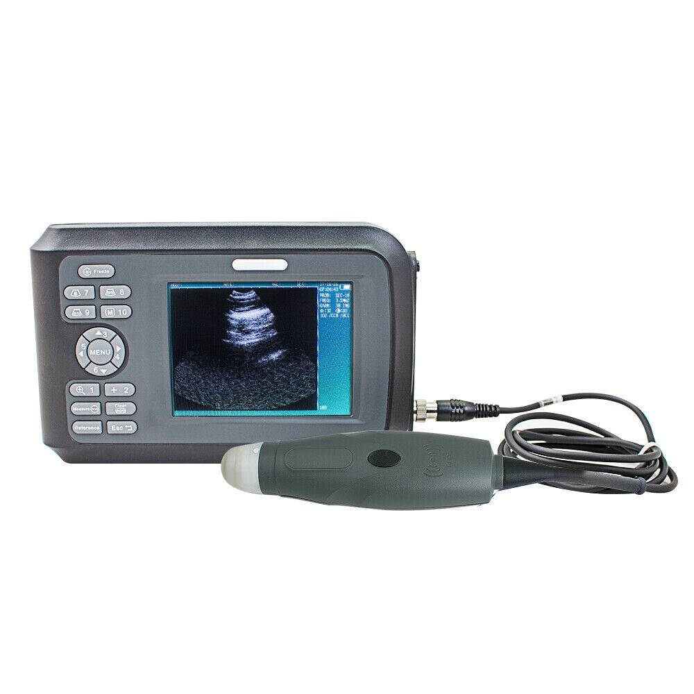 Handheld Vet Ultrasound Scanner Machine Animals +3.5MHz Mechanical Sector Probe DIAGNOSTIC ULTRASOUND MACHINES FOR SALE