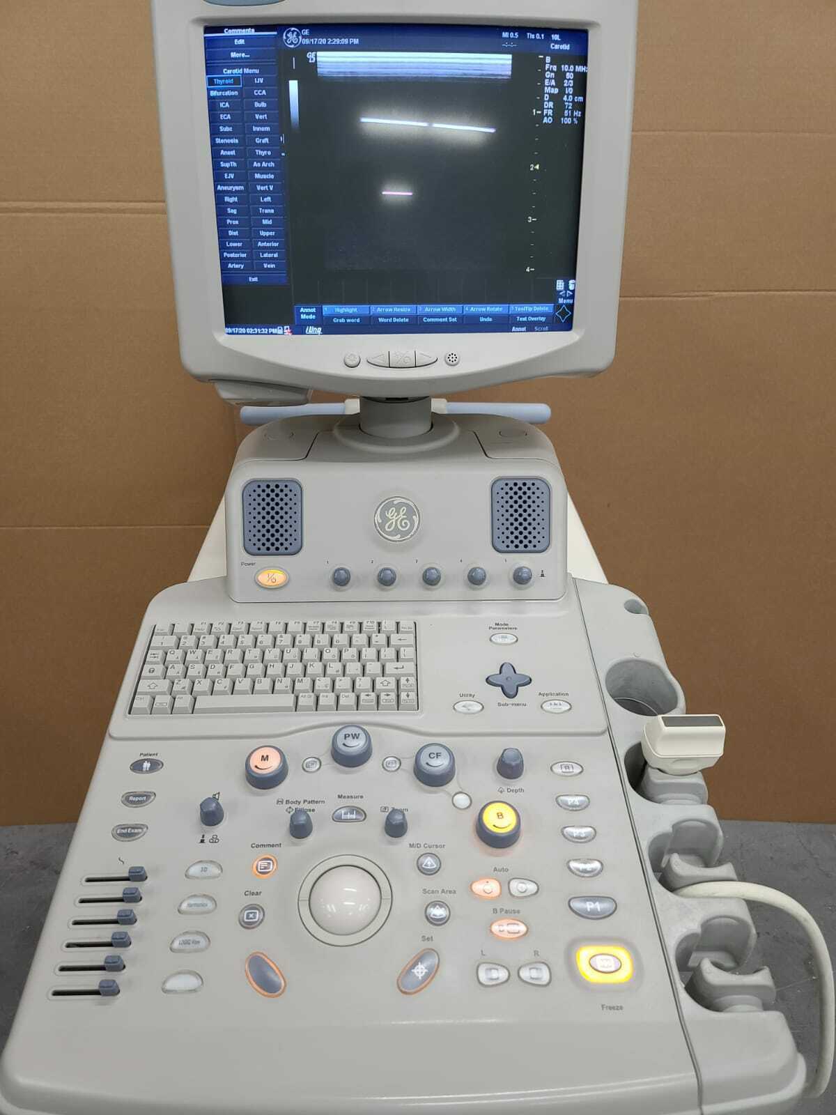 GE LOGIQ 3 EXPERT Ultrasound System with 739L Probe - FULLY TESTED DIAGNOSTIC ULTRASOUND MACHINES FOR SALE
