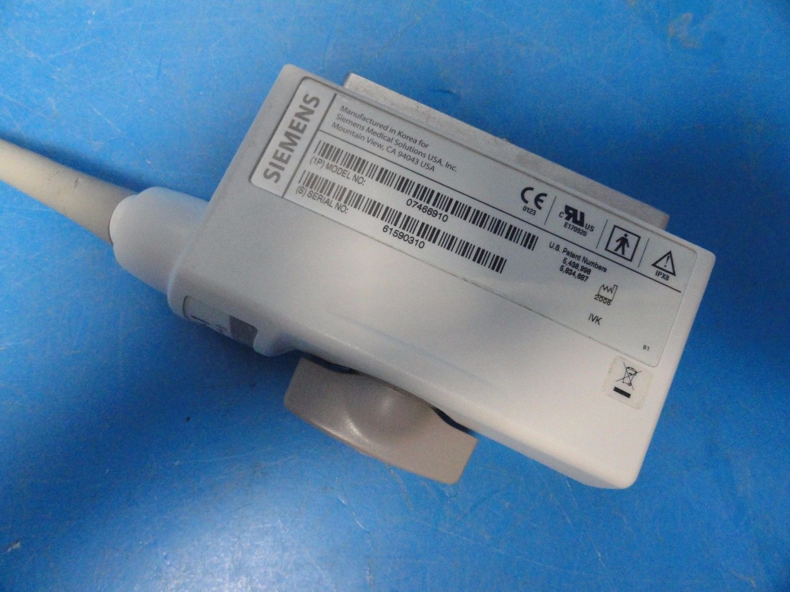 2006 Siemens Acuson Antares PH4-1 P/N 7466910 Ultrasound Transducer Probe (9663) DIAGNOSTIC ULTRASOUND MACHINES FOR SALE