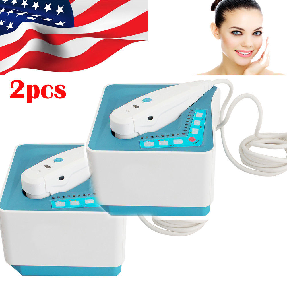 2* High Intensity Focused Ultrasound Ultrasonic HIFU/RF LED Facial Care Machine DIAGNOSTIC ULTRASOUND MACHINES FOR SALE